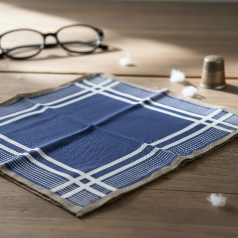 Чоловічий носовичок (ситець)2, 30×30 см – комплект 10 штук, міцні та багаторазові