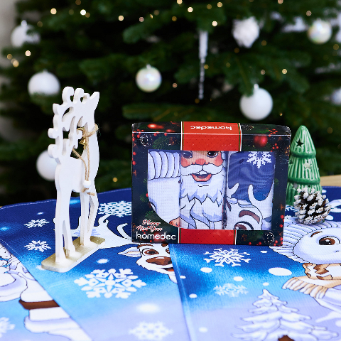 Набір вафельних рушників у коробці 