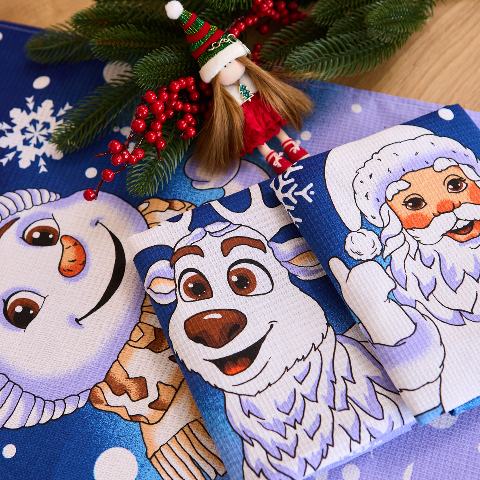 Набір рушників вафельних 