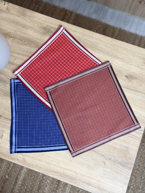 Чоловічий носовичок з батисту (12 штук в упаковці) 29 х 29см, Вид - 7 (В035-8-7) - зручність, практичність і охайність щодня