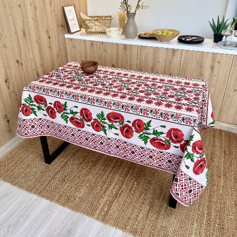 Скатертина бавовняна 110 х 150 см 