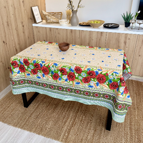 Скатертина бавовняна 110 х 150 см 
